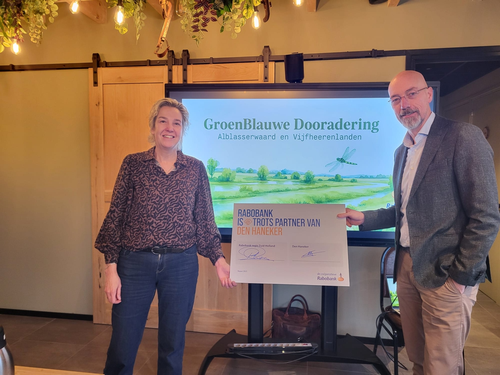 Den Hâneker en Rabobank werken samen aan groener landschap in Alblasserwaard en Vijfheerenlanden | 27 november 2025